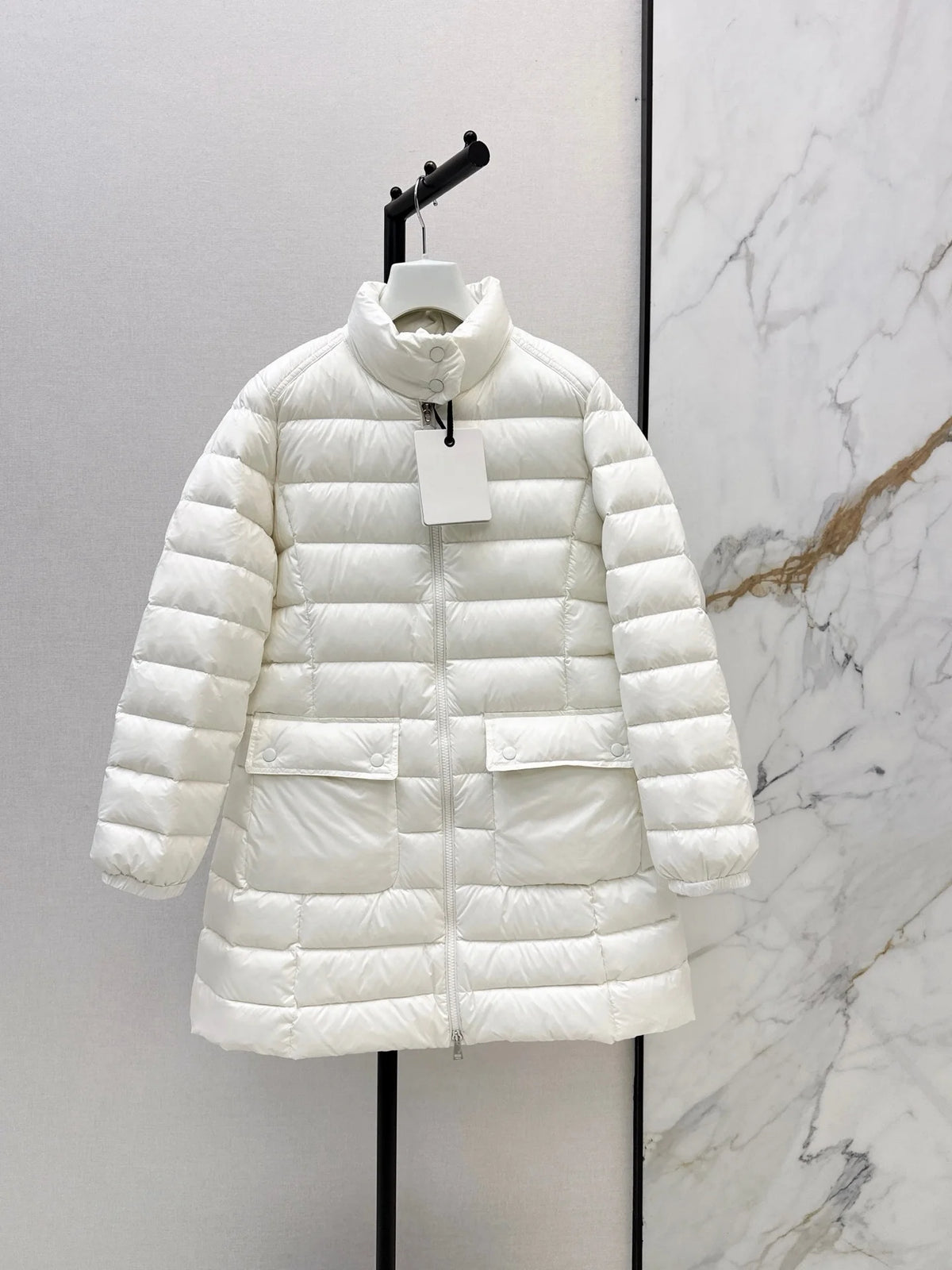 2026 Women Winter Stand Collar Mid-Lightweight Warm Padded Coat ZX5740