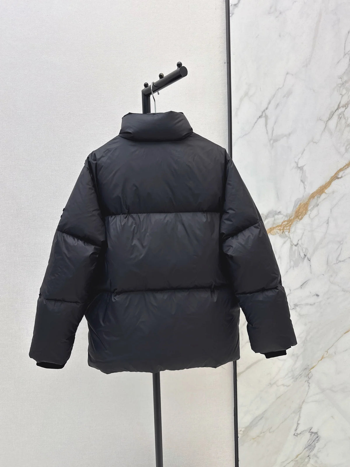 2026 Women Winter Simple Stand Collar Loose Short Puffer Jacket ZX5708