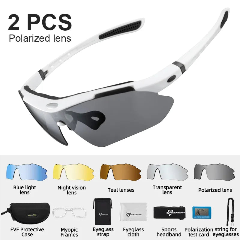 ROCKBROS Polarized UV400 Cycling Glasses for Outdoor Sports