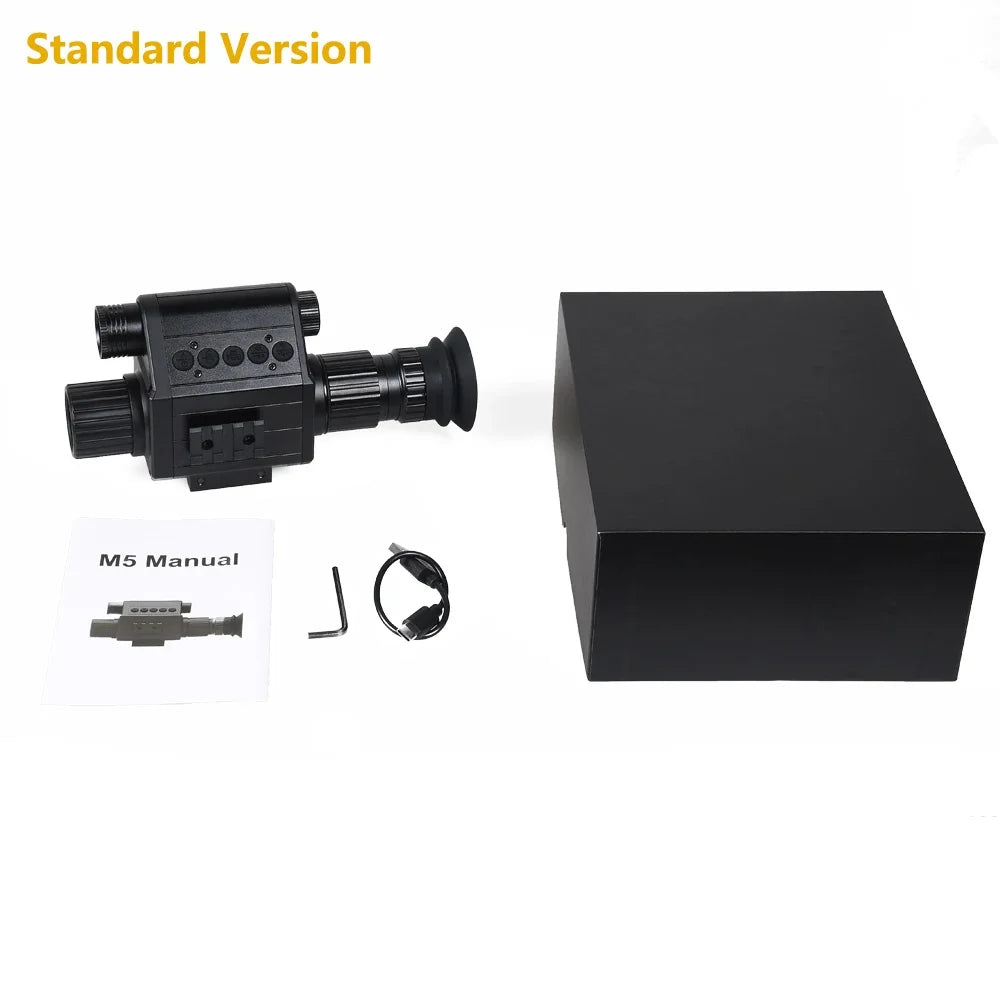 Megaorei Digital Night Vision Monocular HD 1080P Infrared Night Vision Scope1X-4X Hunting Riflescope with Camera 940nm IR