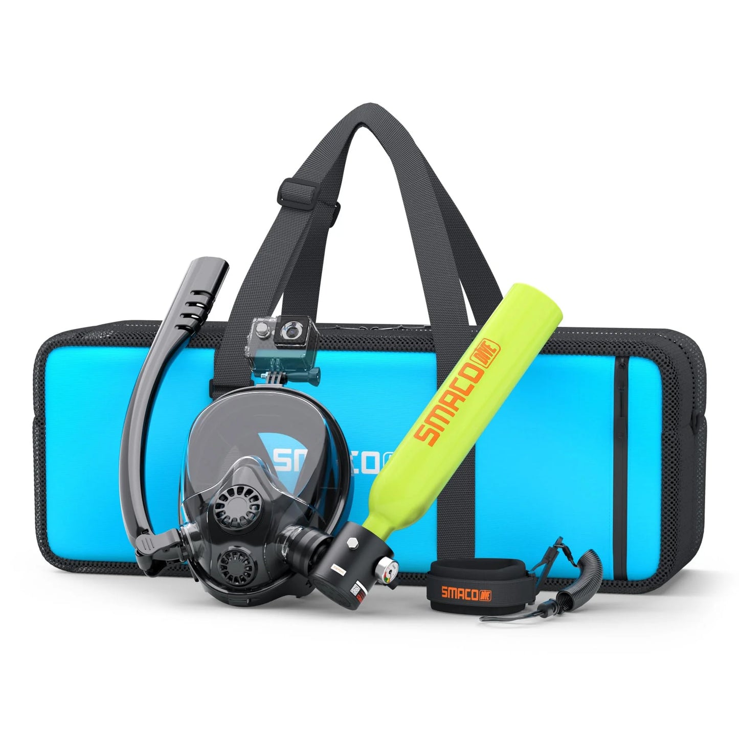 SMACO S300 0.5L Mini Scuba Tank Snorkel Mask Fast Local Dispatch Local Delivery Portable Diving Gear For Outdoor Sea Snorkeling