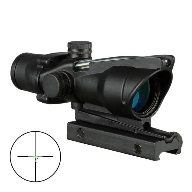 Bestsight Illuminated Fiber Optic Hunting Scope With Etched Reticle