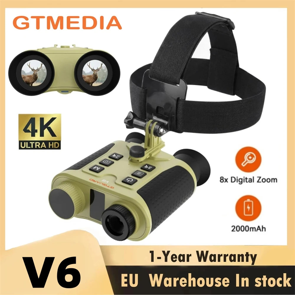 GTMEDIA V6 Infrared Night Vision Binoculars With 8X Digital Zoom