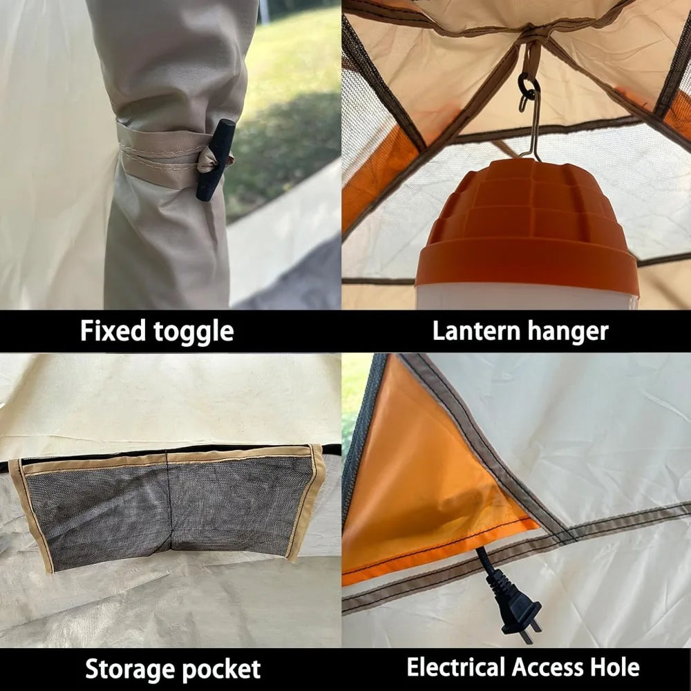 NBVCX Lightweight 4 Season Dome Tent For Camping And Hiking