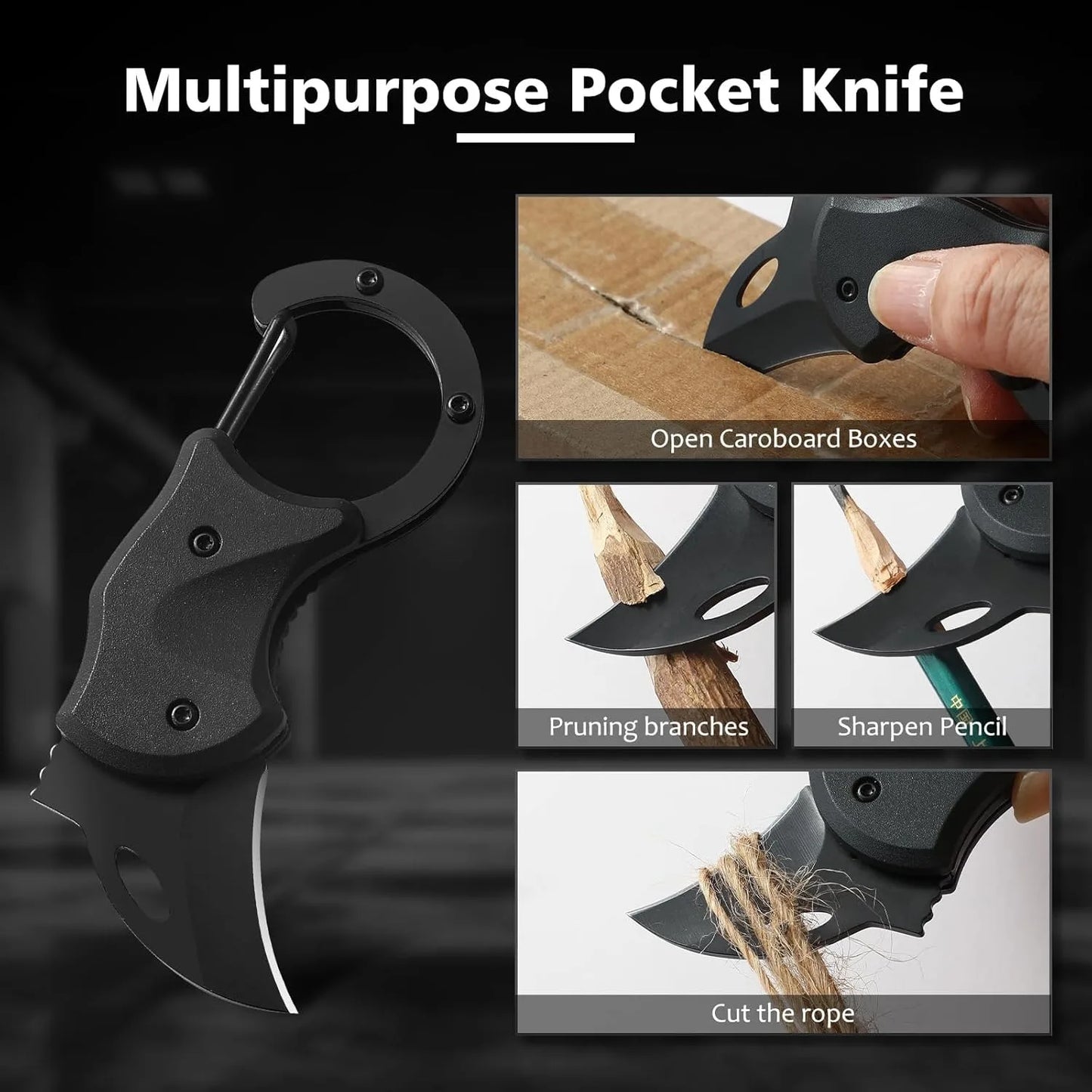 1pcs Pocket Folding Knife, Small Pocket Knife with 1.34''Sharp Blade, EDC Knife for Men Women, Mini Folding Knives Box Cutter for Everyday Carry,Small Gift for Women Men.