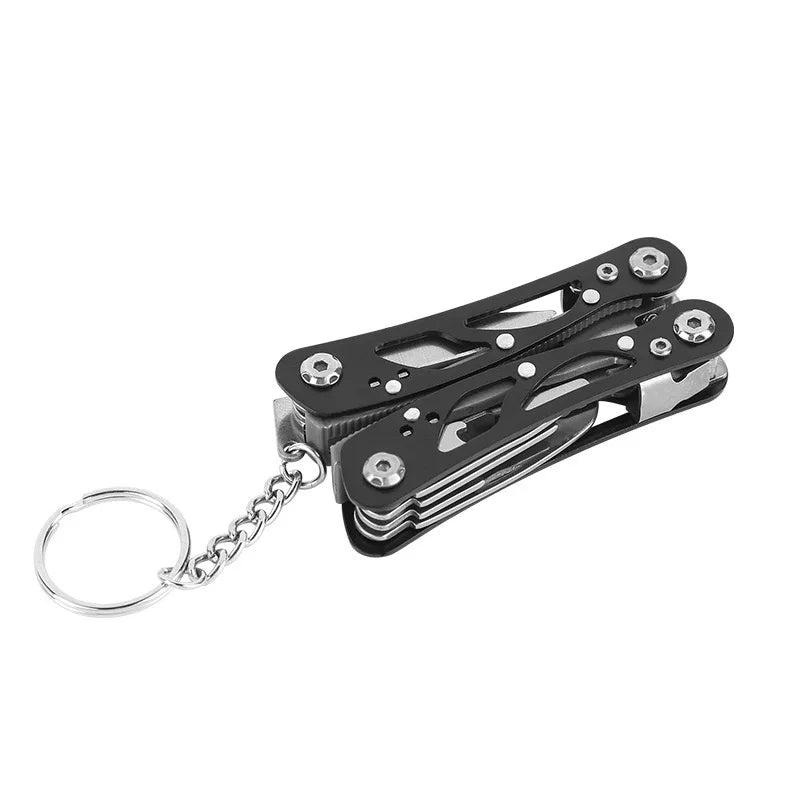 Pocket Mini Pliers Knife Screwdriver Folding Small Multitool Opener Nail File Precision Pliers Hand Tools Outdoor Emergency Tool