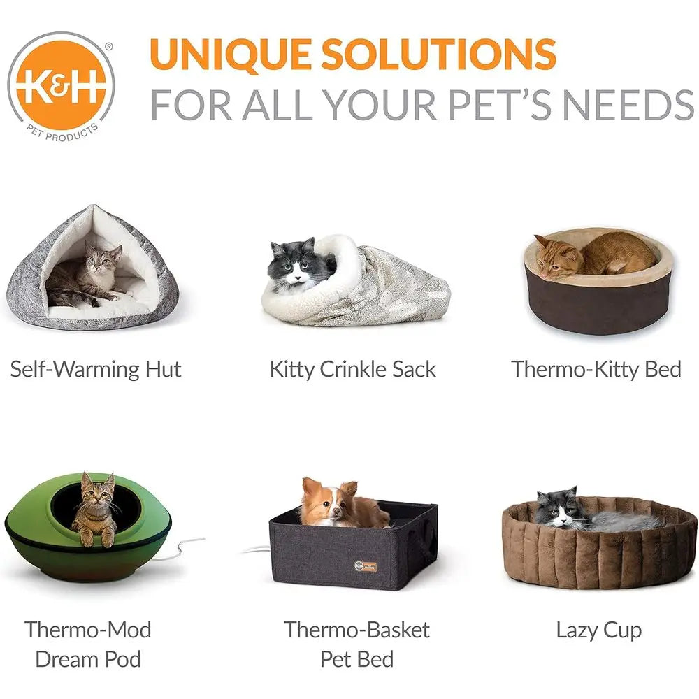 Premium Knitted Round Cat Bed For Cozy Small Pet Resting