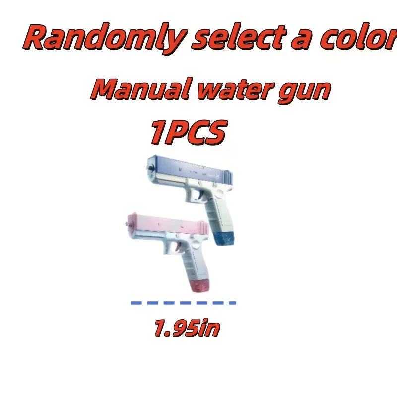 Electric Water Gun Toy With Continuous Firing And Dual Magazines