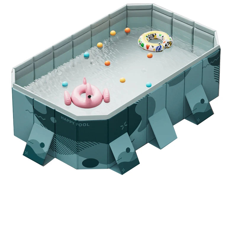 Premium Foldable PVC Family Swimming Pool For Backyard And Patio