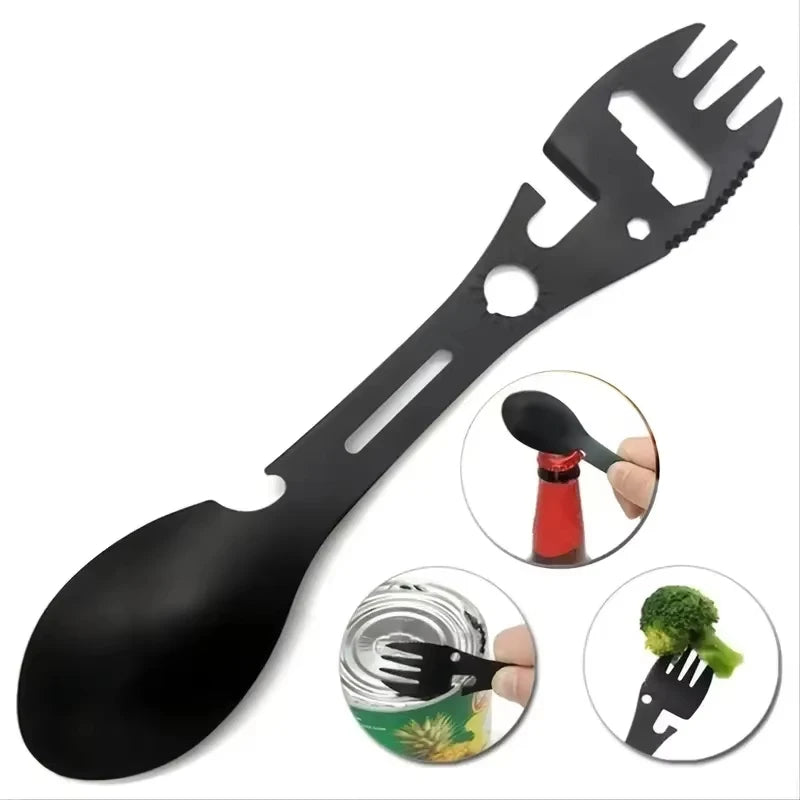 Viral 3 in 1 Camping Spork with Opener Must Have Lightweight Tool for Outdoor Adventures