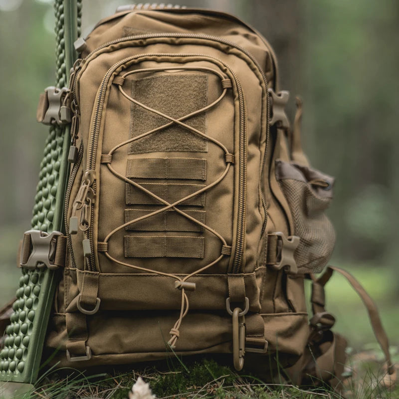LQARMY Durable Nylon Outdoor Hiking Backpack For Travel And Camping