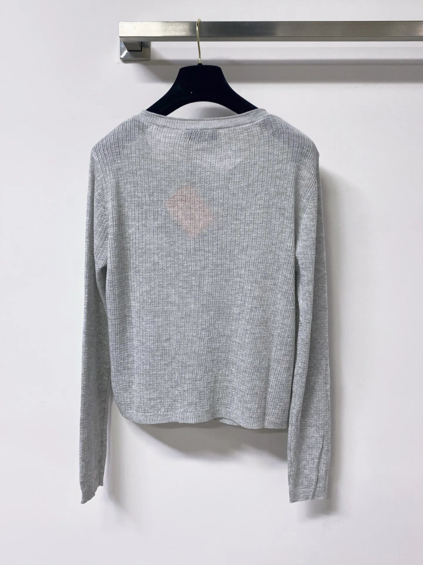 26 Autumn New Versatile Women's Round Neck Knitted Cardigan Button Long Sleeve Versatile High end Top