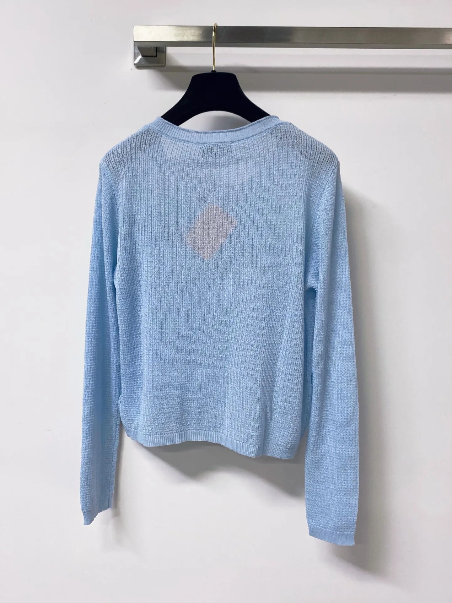 26 Autumn New Versatile Women's Round Neck Knitted Cardigan Button Long Sleeve Versatile High end Top