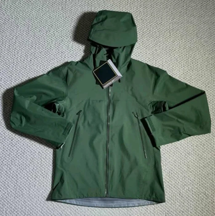ARC BETA SL Embroidery Logo three layer Outdoor Waterproof Windbreaker Hiking Jackets Mens Womens Unisex Camping Fishing Coat