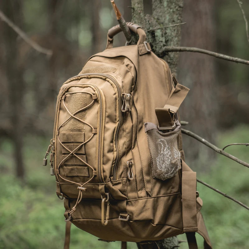 LQARMY Durable Nylon Outdoor Hiking Backpack For Travel And Camping
