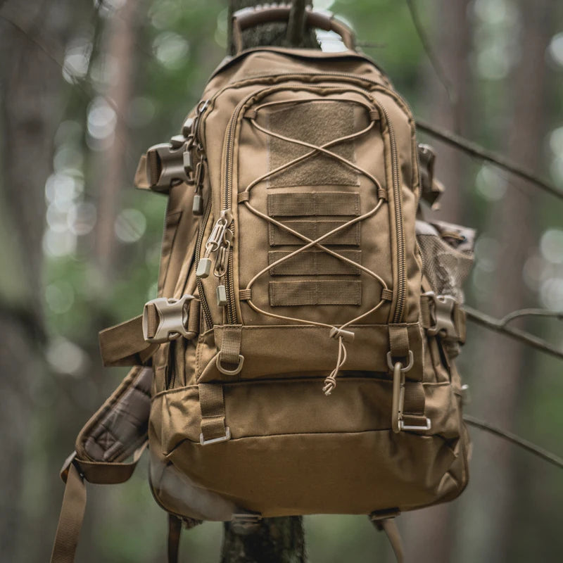 LQARMY Durable Nylon Outdoor Hiking Backpack For Travel And Camping