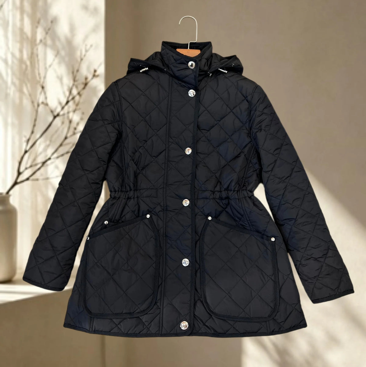 2026 Women Long Cotton-padded Jacket Autumn Winter Atmosphere Outfits New Fashion Trend Casual Comfortable Cotton-padded Jacke