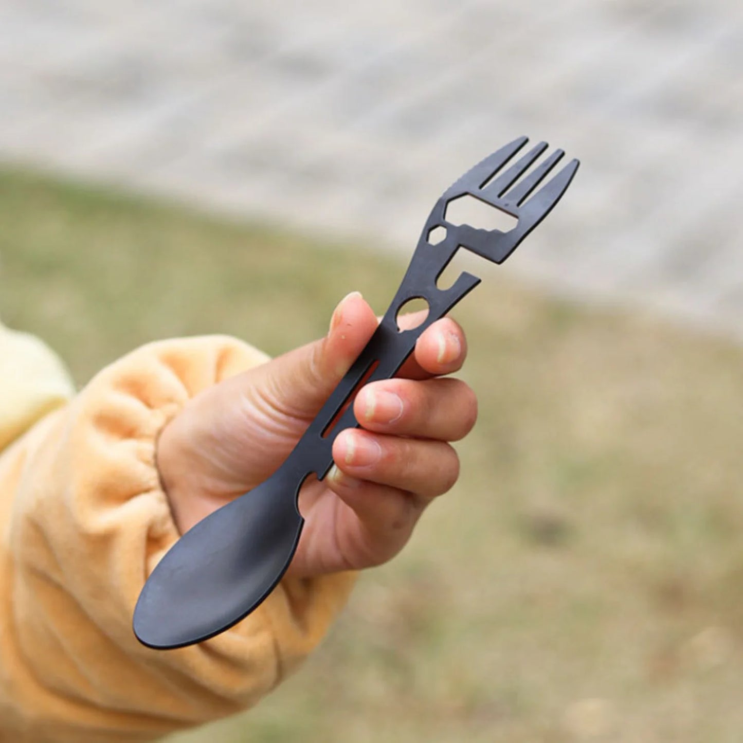Viral 3 in 1 Camping Spork with Opener Must Have Lightweight Tool for Outdoor Adventures