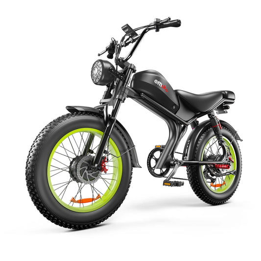 Emoko C93 adult E-bike 1000W*2 48V23Ah battery commute Electric Bike,20-inch Fat Tire E-Mountain bike