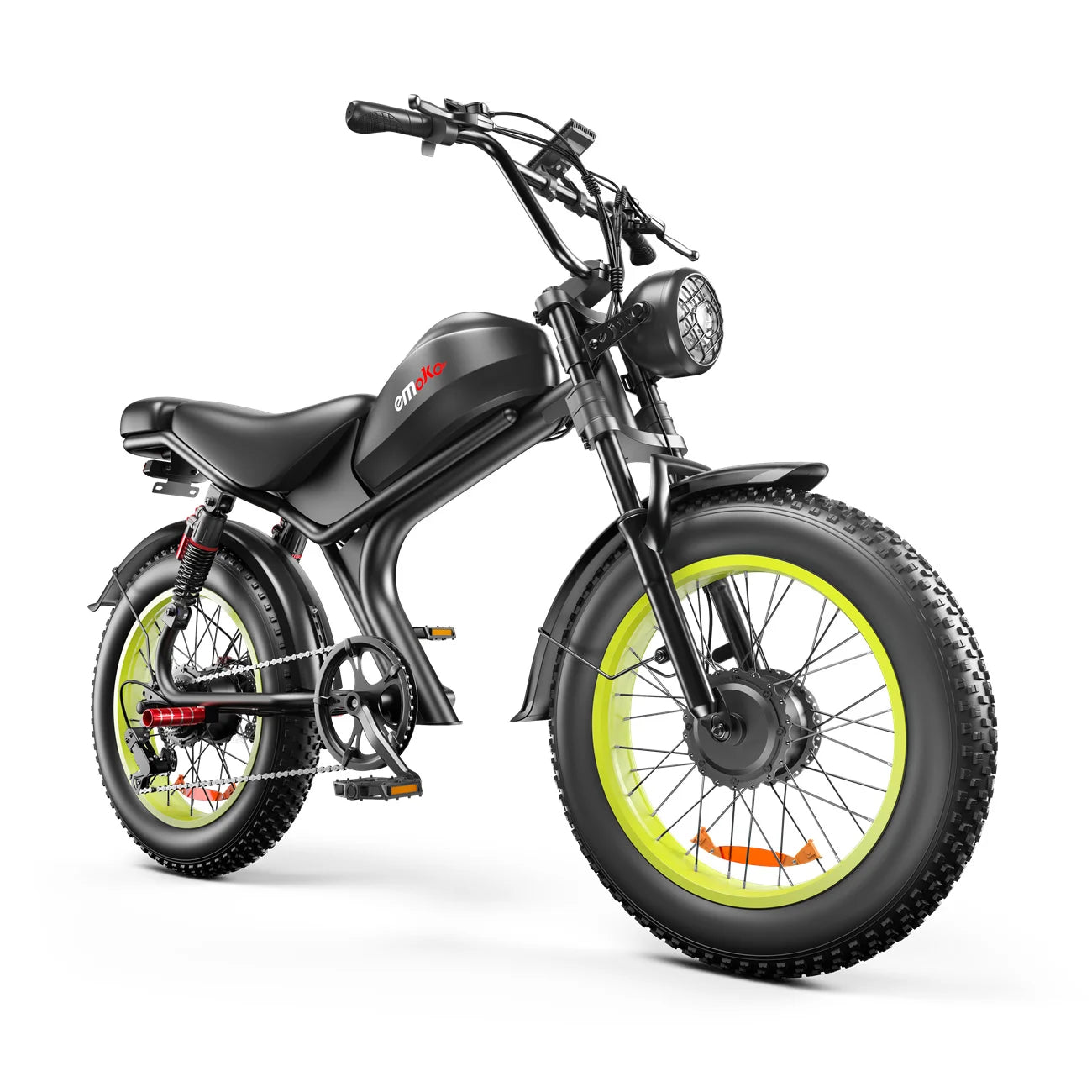Emoko C93 adult E-bike 1000W*2 48V23Ah battery commute Electric Bike,20-inch Fat Tire E-Mountain bike