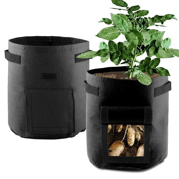 Jianyana Potato Grow Bags With Handles 3 Pack Nonwoven