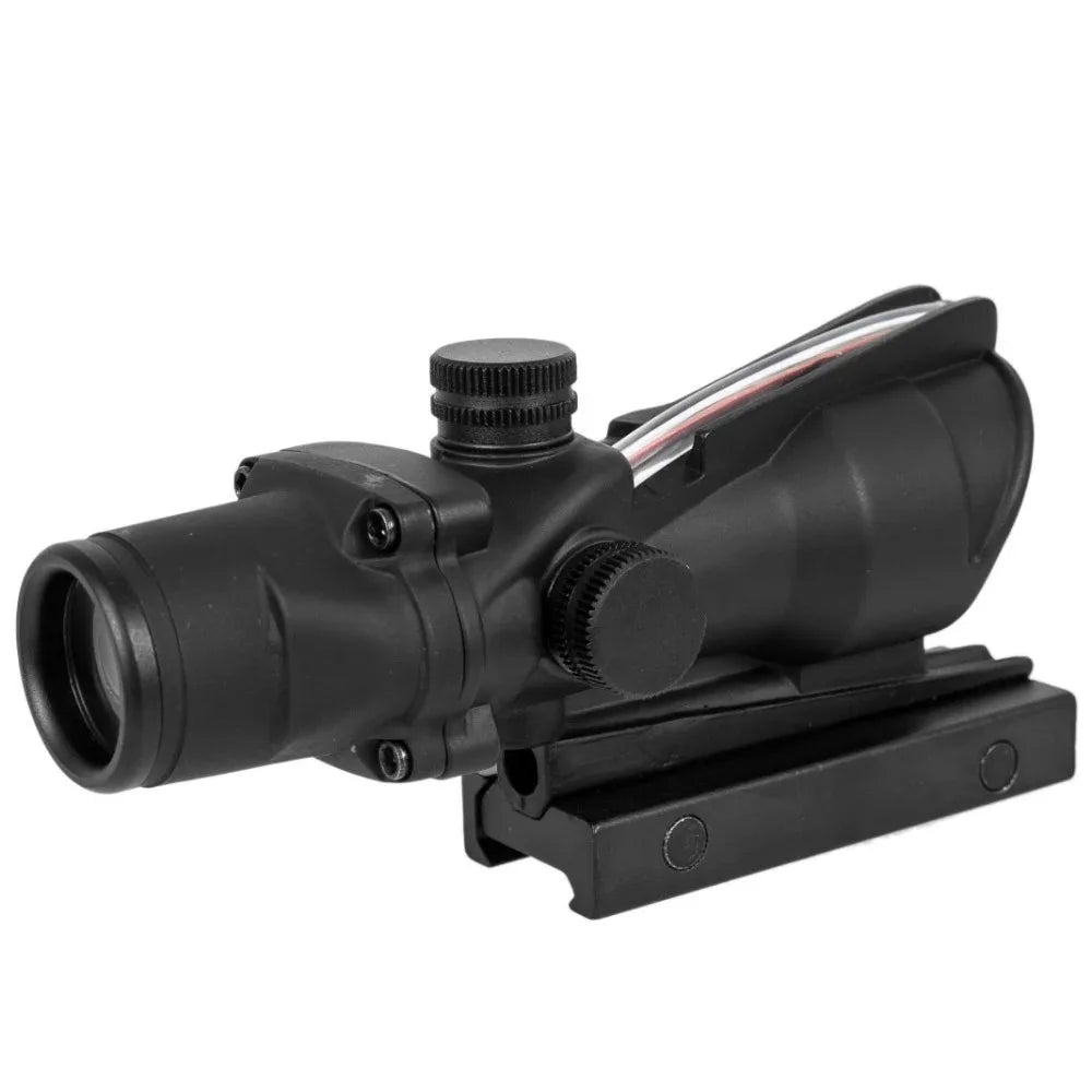 Bestsight Illuminated Fiber Optic Hunting Scope With Etched Reticle