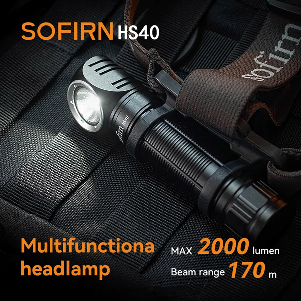 SOFIRN SP40 SC21PRO IF22A H25S SD09L SC29 SC31PRO SC13 SC33 Powerful Rechargeable LED Flashlight EDC Torch Shipping From US
