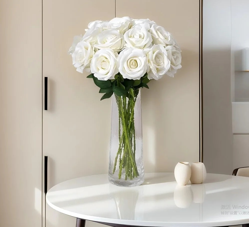 Artificial Rose Flowers Bouquet Branches For Wedding And Home Decor