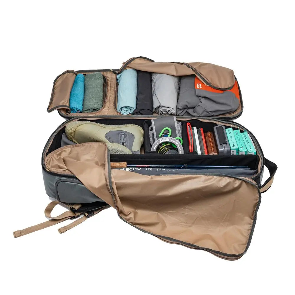 Carry On Fly Rod Case amp Reel Storage Travel Pack Fly Fishing Travel Bag Backpack, Fits 8 Rods, Overhead Bin Compatible Fishin