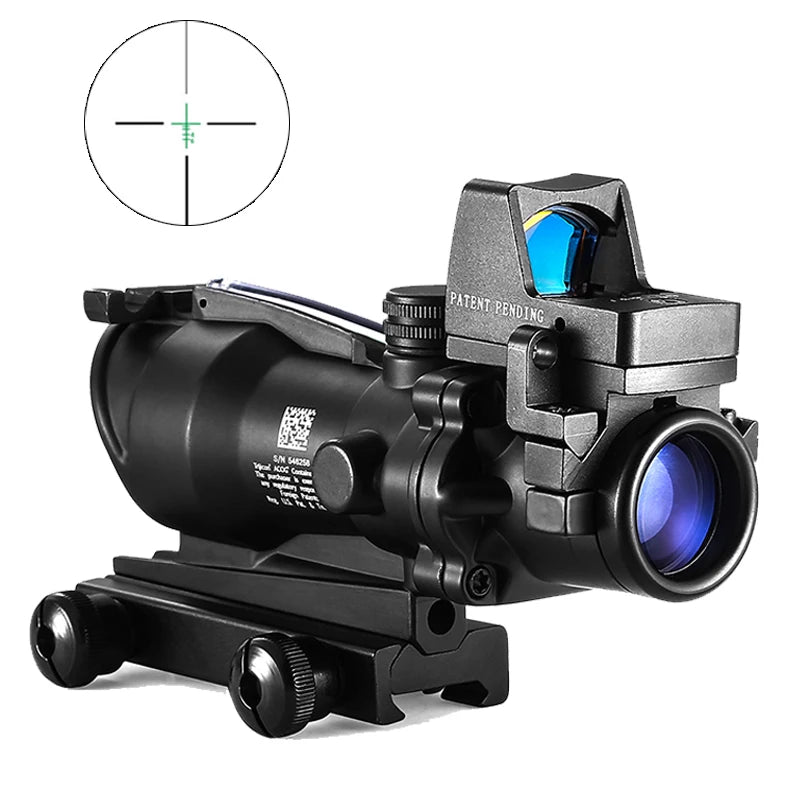 Nabila Adjustable Red Dot And 4x Scope Set For Hunting