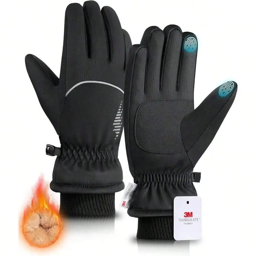 Winter Gloves Women Men Thermal Ski Gloves For Cold Weather With Warm Waterproof Touchscreen For Running Skiing Gift