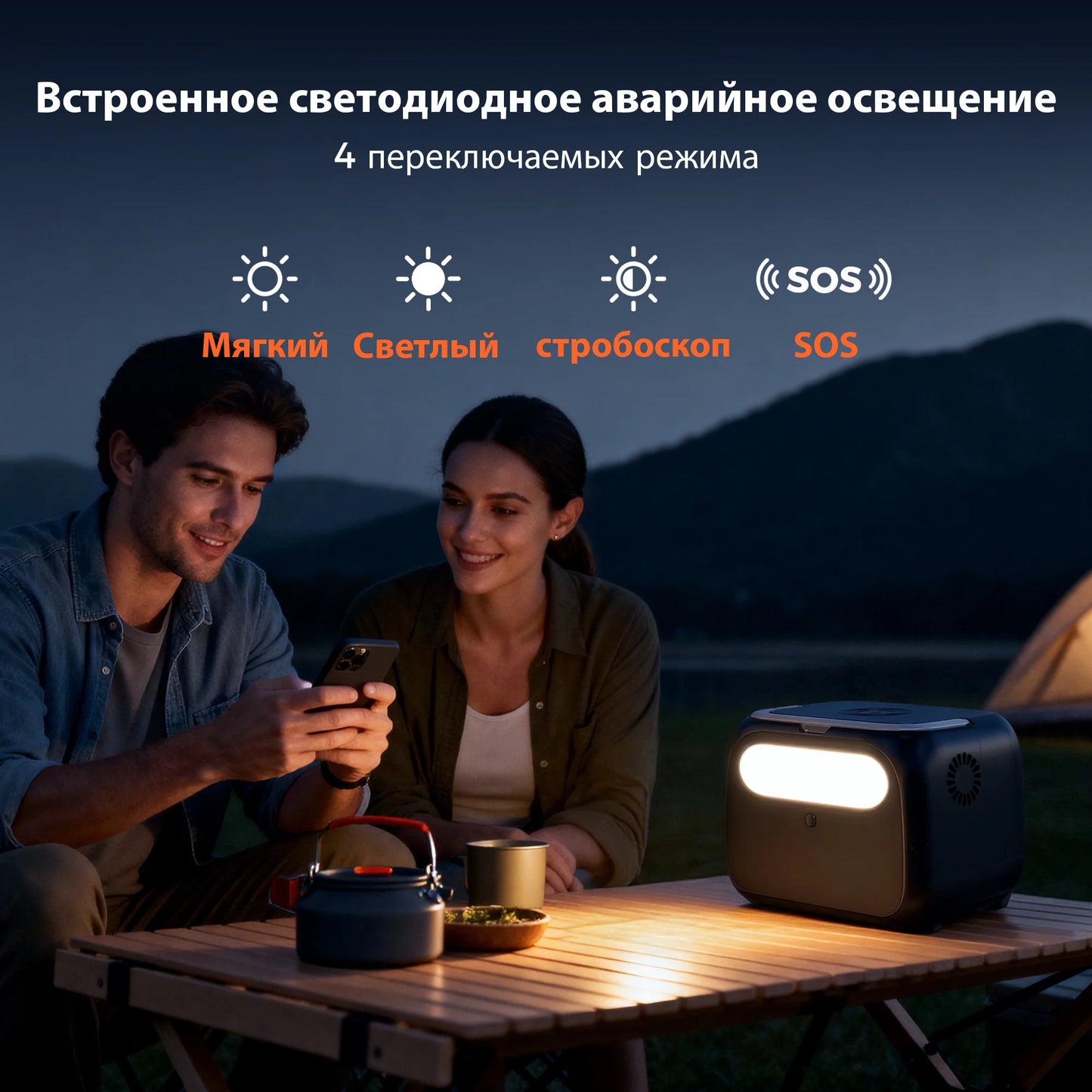 Ctolity 345Wh 500W Portable Power Station LiFeP04 Battery with 2x 600W (1200W Surge) AC Outlets for Outdoor Camping RV Home