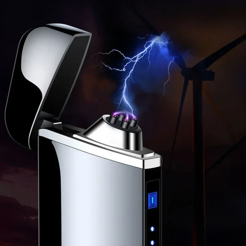 Miflame Windproof Electric Flameless Plasma Lighter Double Arc USB Rechargeable