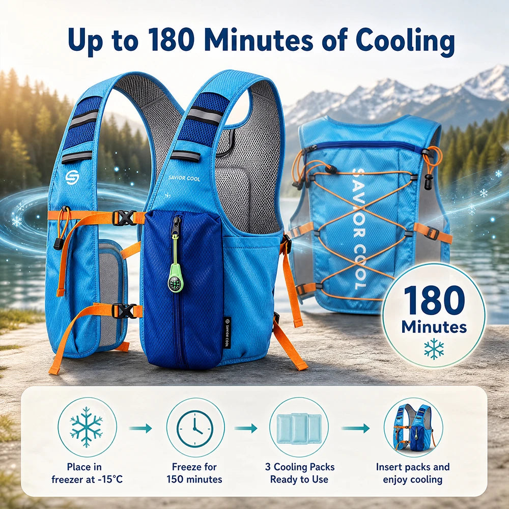 Advanced Cooling Vest With Refrigeration Technology And Water Bladder