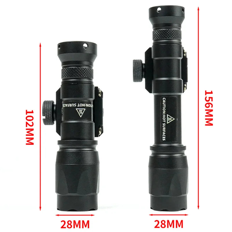 Tactical M600C M600B Flashlight M300B Light LED Rifle Scout Lights for HK416 AR15 Outdoor Torch Hunting Light 20mm Rail