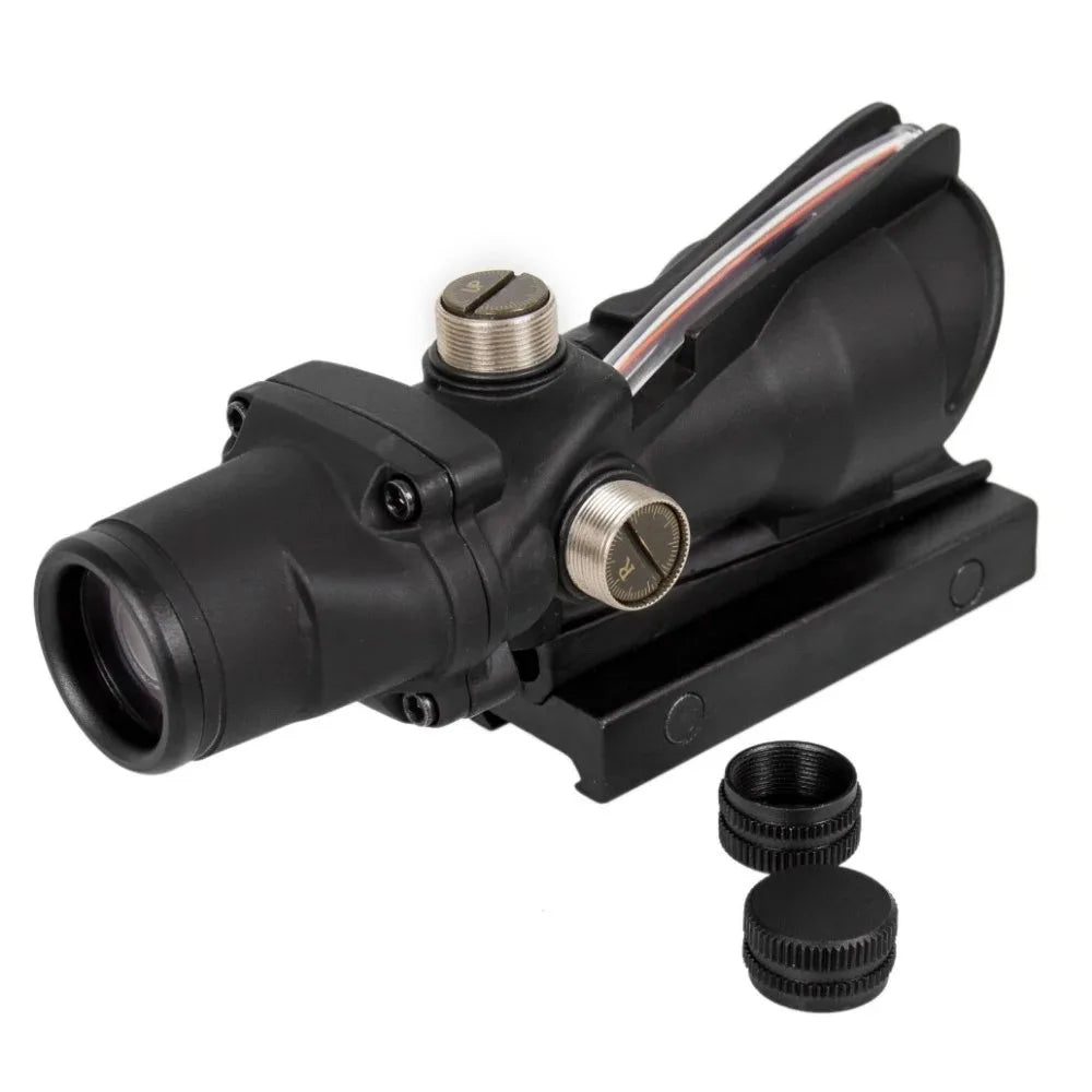 Bestsight Illuminated Fiber Optic Hunting Scope With Etched Reticle