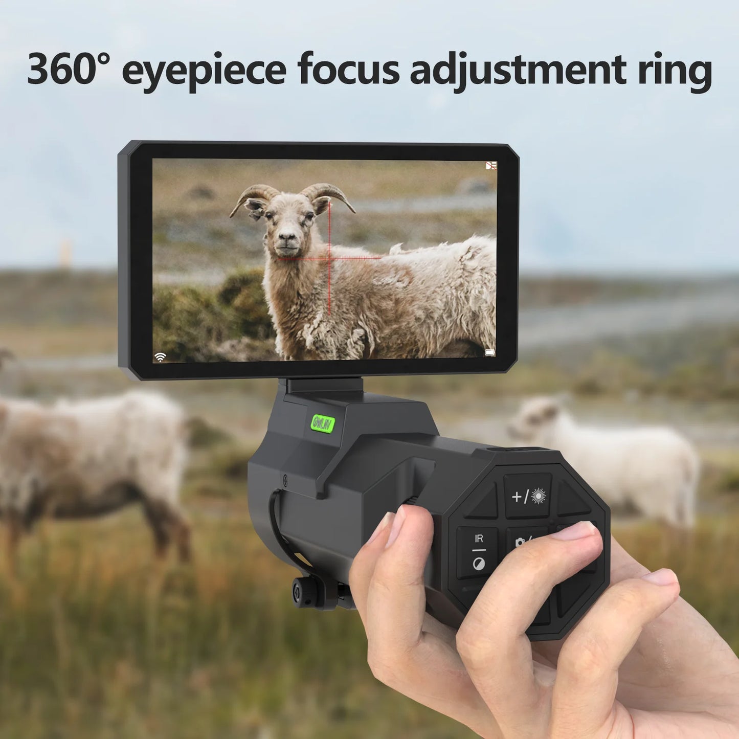 N9 Handheld Day and Night Digital Camera WiFi 360 Eyepiece Focus Adjustment Ring Record Video and Take Picture