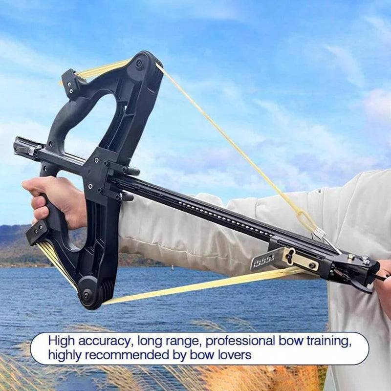 High Precision Mechanical Pulley Bow New Type Composite Steel Ball Bow Dual Purpose Adult Outdoor Sports Slingshot