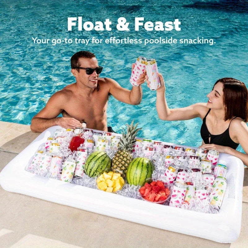 Inflatable Serving Tray Set for Food Drinks and Outdoor Parties