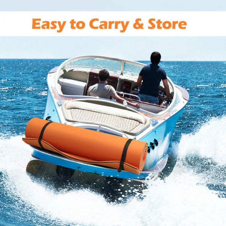Folding 3 Layer Water Floating Pad for Recreation/Relaxing