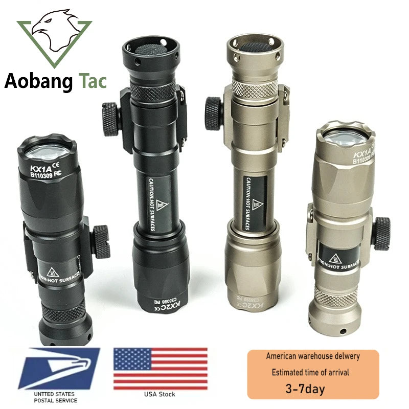 Tactical M600C M600B Flashlight M300B Light LED Rifle Scout Lights for HK416 AR15 Outdoor Torch Hunting Light 20mm Rail