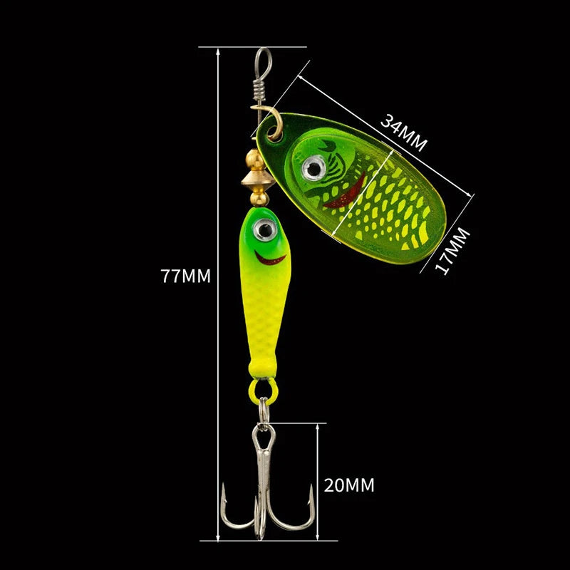 Professional Composite Spinnerbait Fishing Lures For Freshwater Casting