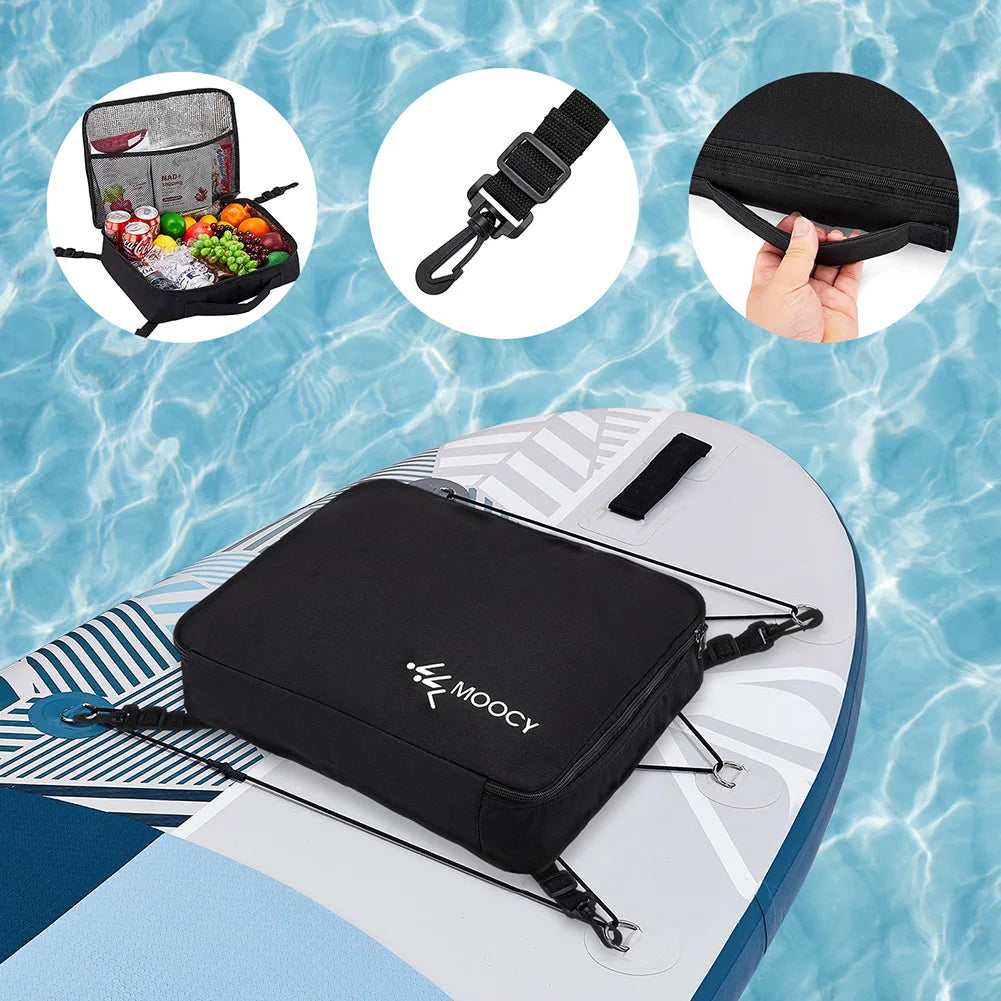 Portable Deck Bag Waterproof Sup Paddle Board Accessories Bag Paddleboard Cooler Deck Bag for Stand Up Paddleboard and Kayak