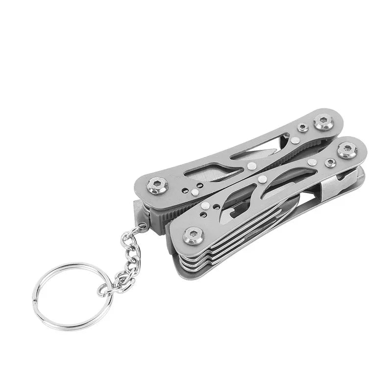 Pocket Mini Pliers Knife Screwdriver Folding Small Multitool Opener Nail File Precision Pliers Hand Tools Outdoor Emergency Tool