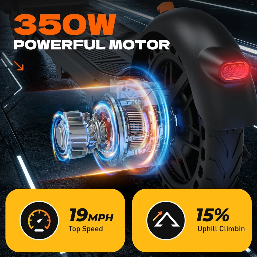 HeroPick C8 Electric Scooter 350W 19 MPH Foldable For Adults