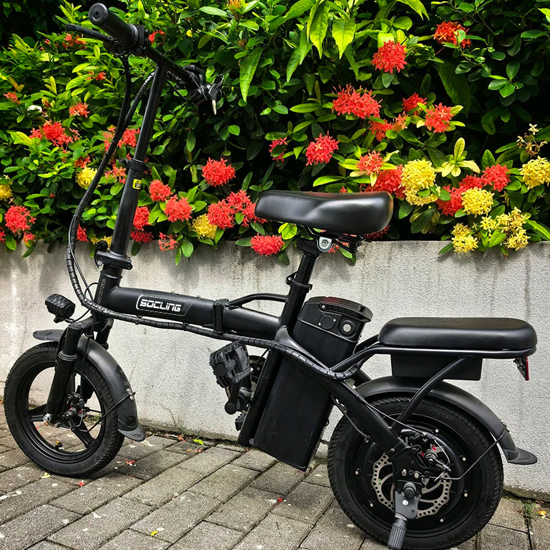 Electric Commuter Bike With 500W Motor And Front Suspension