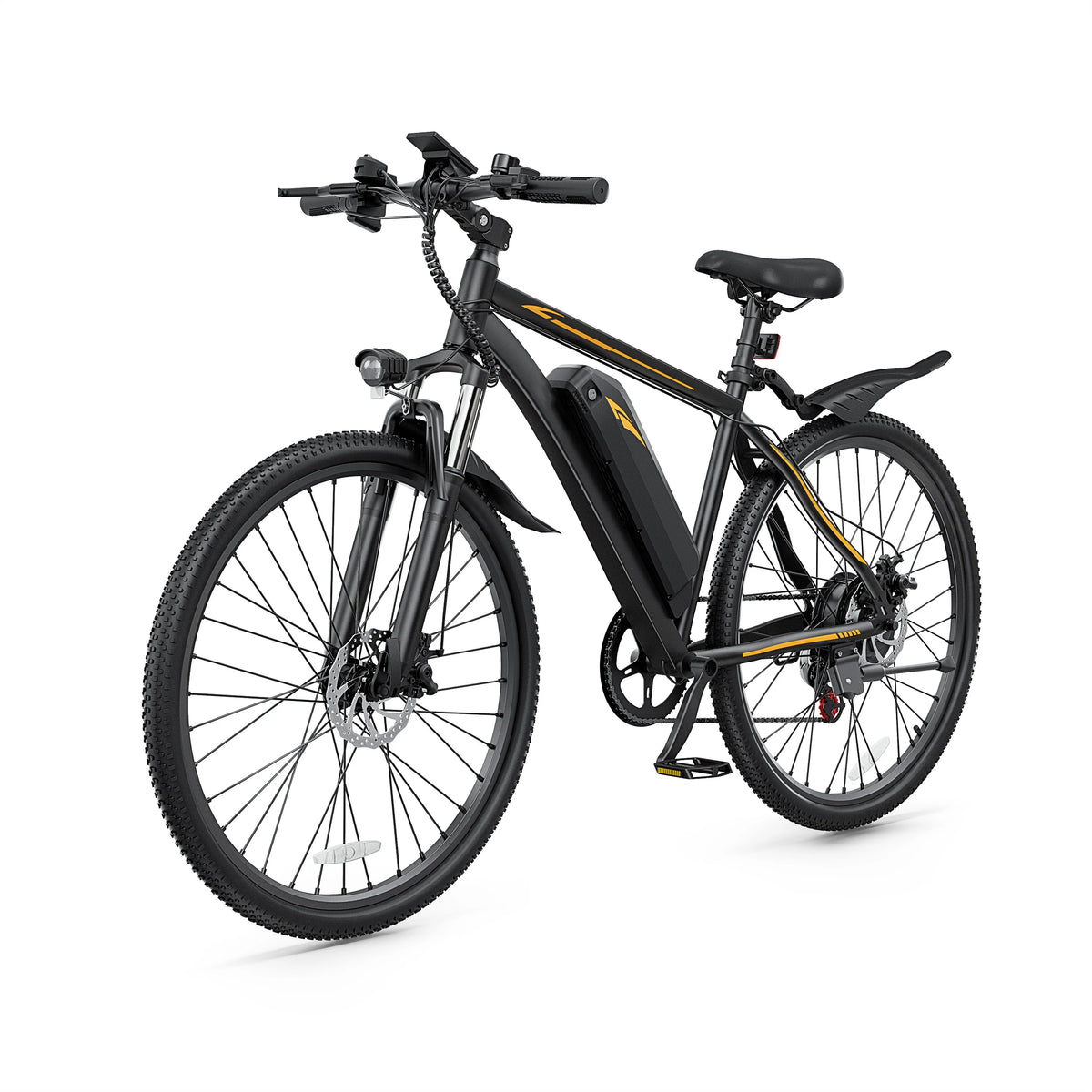 【1 Year Warranty】DYU M26 Electric Bicycle 1000W Peak Motor 36V 10AH Removable Battery Electric Bike 26 Inch City E-bike UL2849