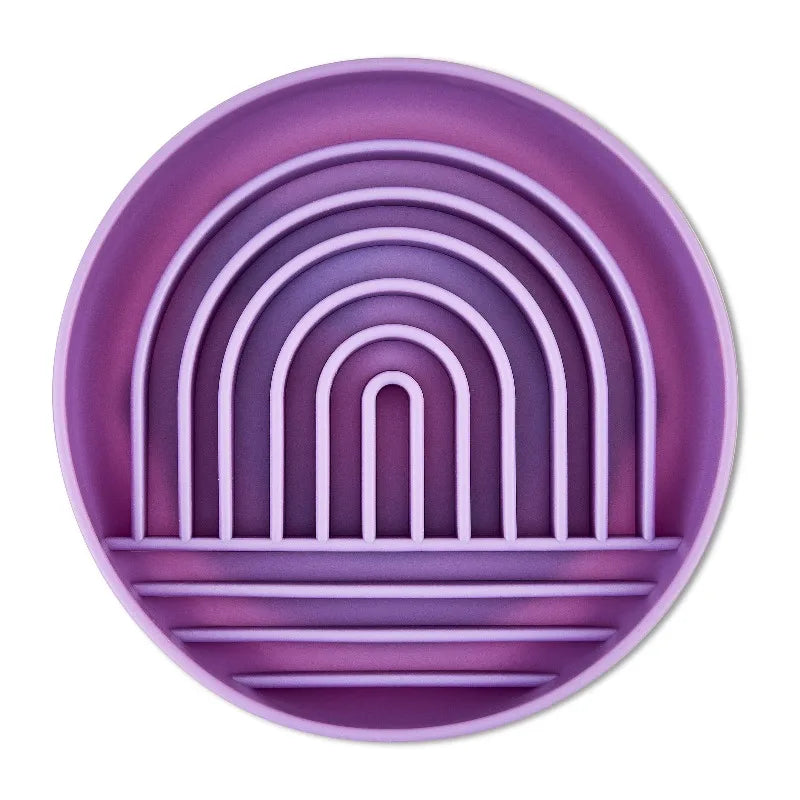 Silicone Slow Feeder Bowl for Pets Promotes Healthy Mealtime
