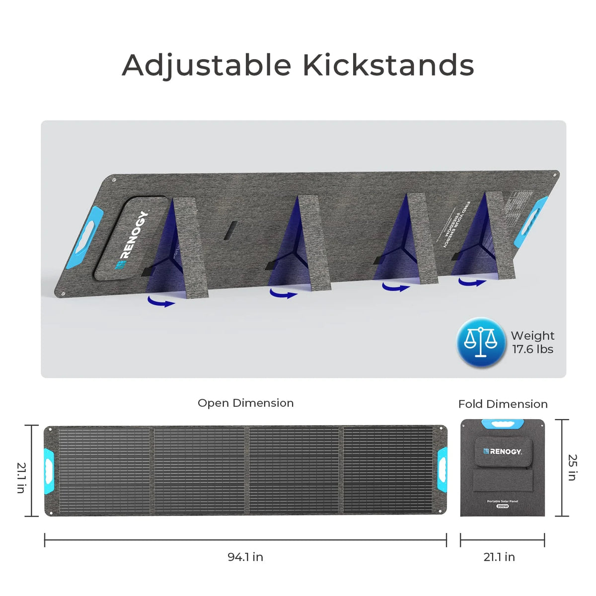 Renogy 200W Foldable Solar Panel Portable Outdoor Charger