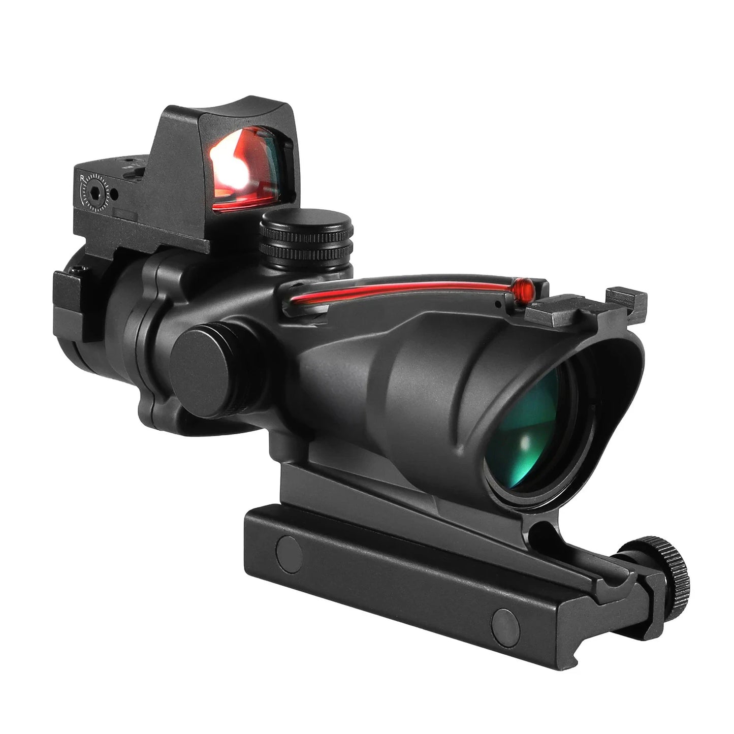 Nabila Adjustable Red Dot And 4x Scope Set For Hunting